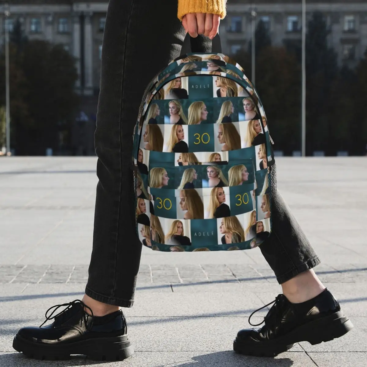 Adele Music Artists Thermal Backpack Student BookBag Children School Bag Computer Shoulder Bags for Boys Girls