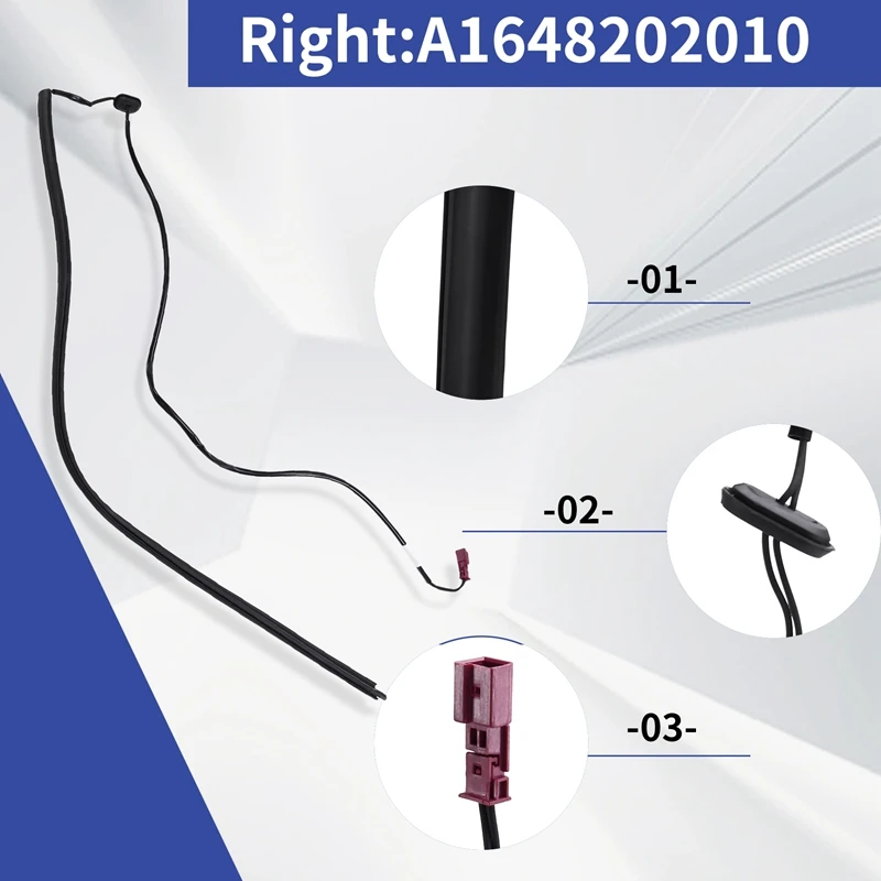 2025 Trendfor Mercedes-Benz M Class W164 ML Car Boot Door Anti-Pinch Strip Tailgate Seal Sensor