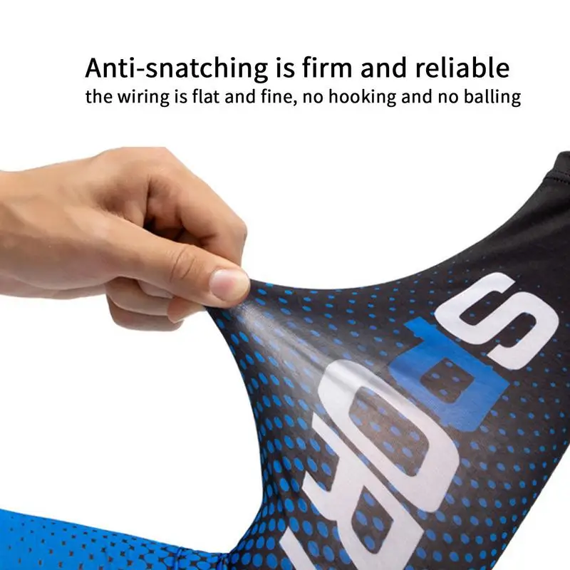 Summer Cycling Arm Sleeve Ice Silk Cooling Sunscreen Cuff UV Sun Protection Sleeve Anti-Slip Men Women Long Gloves Outdoor Sport