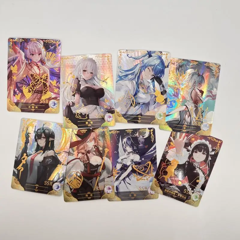 Goddess Story 5 m07 Power Kuki Shinobu Nanami Chiaki Paimon The Wing Ssr Cards personaggi Anime collezioni di giochi regali di compleanno