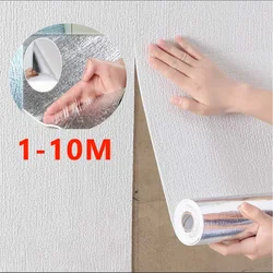 3D Wall Sticker Wallpaper Self-Adhesive Waterproof Wall Covering Panel for Living Room Bedroom Bathroom Home Decoration DIY Home