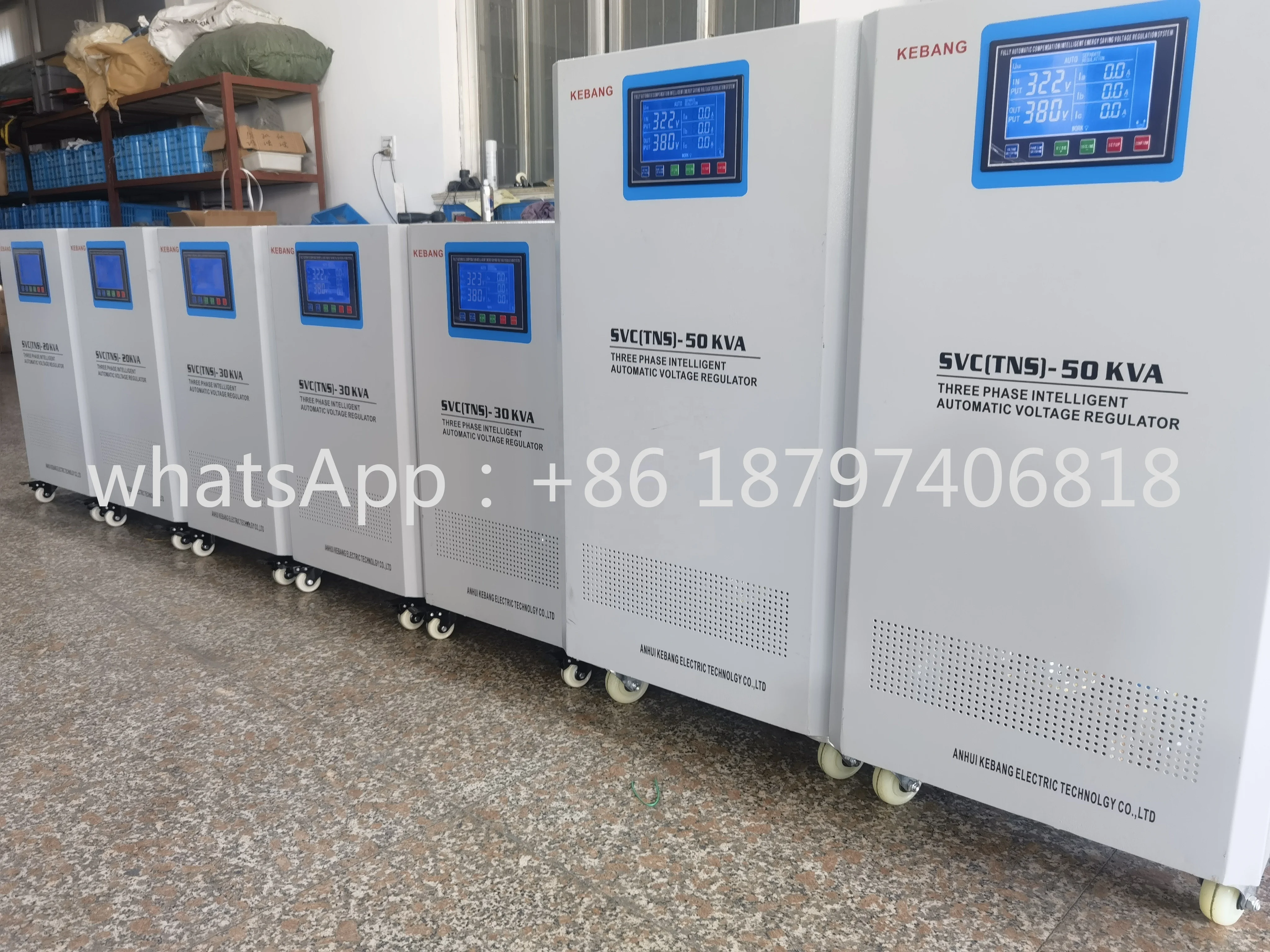 

30KVA output AC power 50Hz voltage stabilizer, three-phase to three-phase 380V