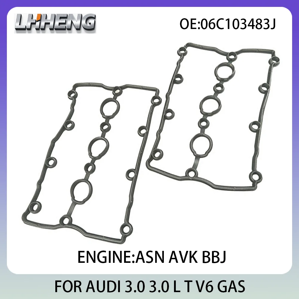 

Engine Valve Cover Gasket For AUDI A4 B6 B7 A6 C5 A8 3.0L 3.0 L T V6 GAS 00-06 ASN AVK BBJ 11095800 440475P 493.460 06C103483J