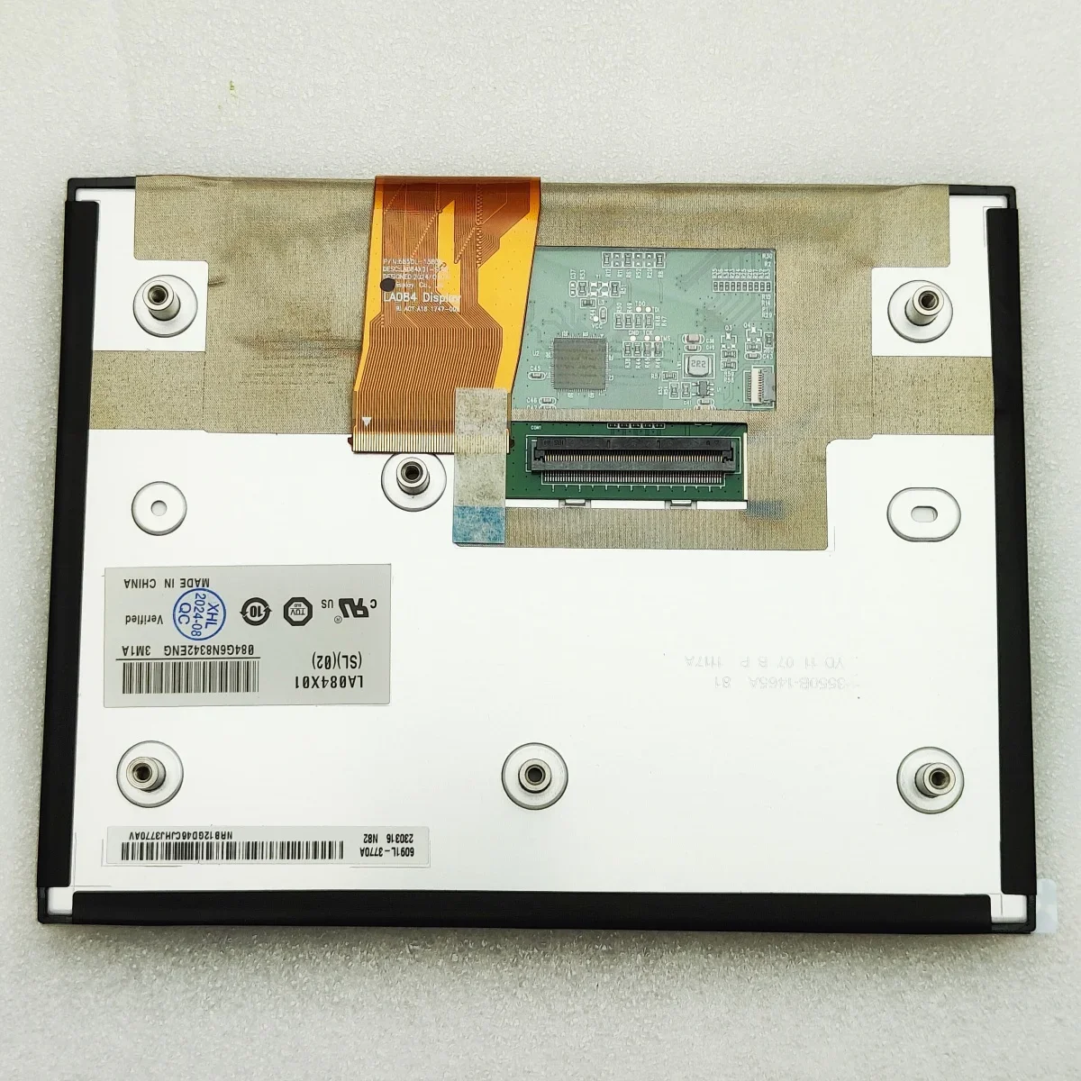 LA084X01-SL01 LA084X01 SL02 Touch Screen LCD Diaplay 8.4 Uconnect Radio Navigation For 17-21 RAM DODGE JEEP CHRYSLER