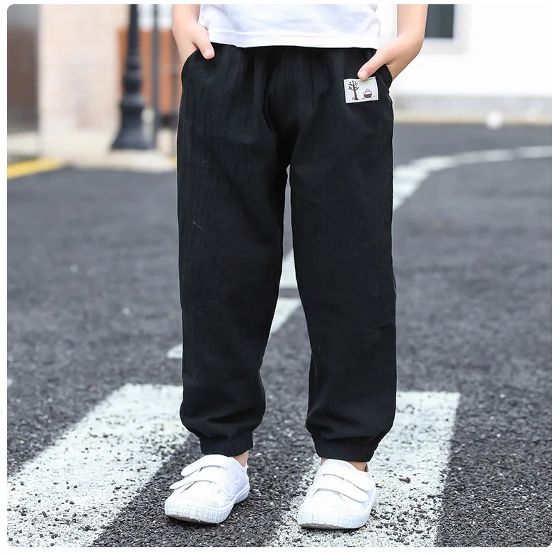 Mückensichere Kinderhose aus Reiner Baumwolle Sommerliche Dünne und Lockere Kinder-Laternenhose Lässige Hosen für Jungen und Mädchen – Detail 14
