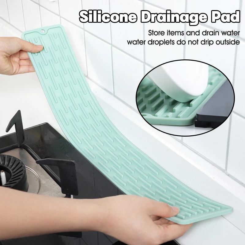 1pcs Durable and Stylish Silicone Bar Mat for Spills Coffee and Glass Drying -Perfect for Bars Restaurants and Home Countertops
