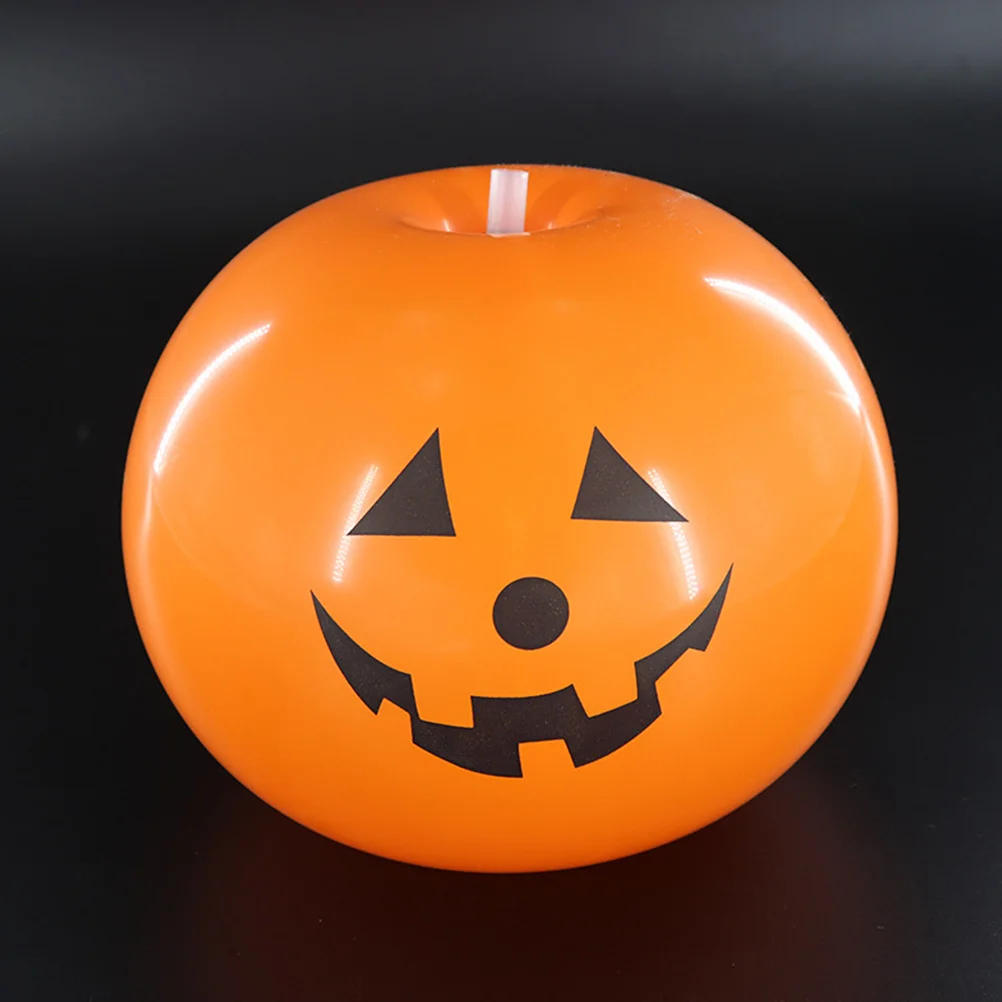 

1Set LED Inflatable Pumpkin Balloons Durable Latex Halloween Party Decoration Quick Inflate Latex Balloons Inflatable Balloon