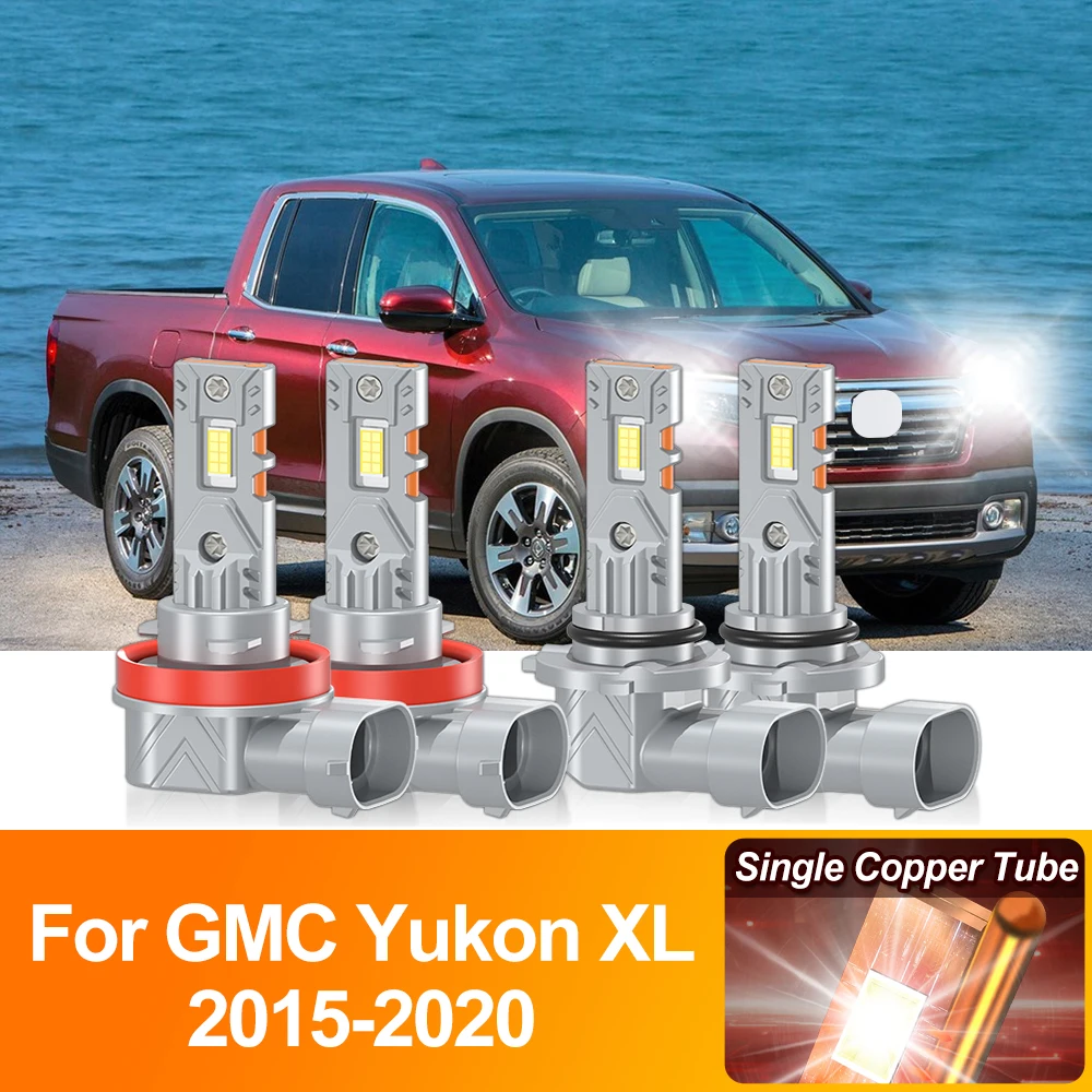 

40000LM Canbus Car Headlamps 240W CSP Chips LED Headlight Bulbs 12V 6000K For GMC Yukon XL 2015 2016 2017 2018 2019 2020