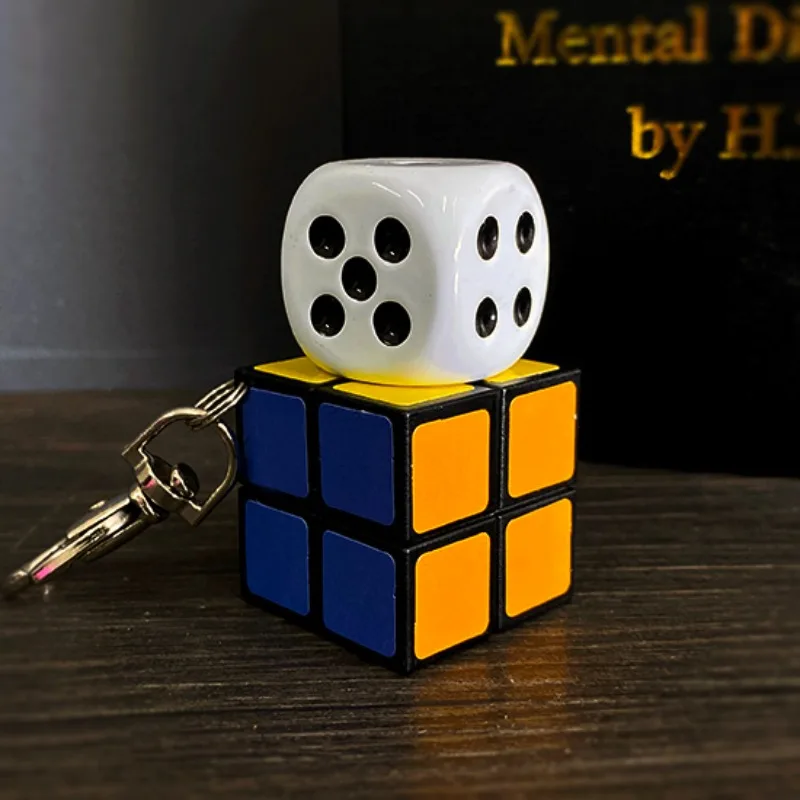 Mental Dice (Cube) 2.0 Real Dice Wireless charging,prediction Gimmick Props Street Close Up Accessories Illusion Magic Tricks