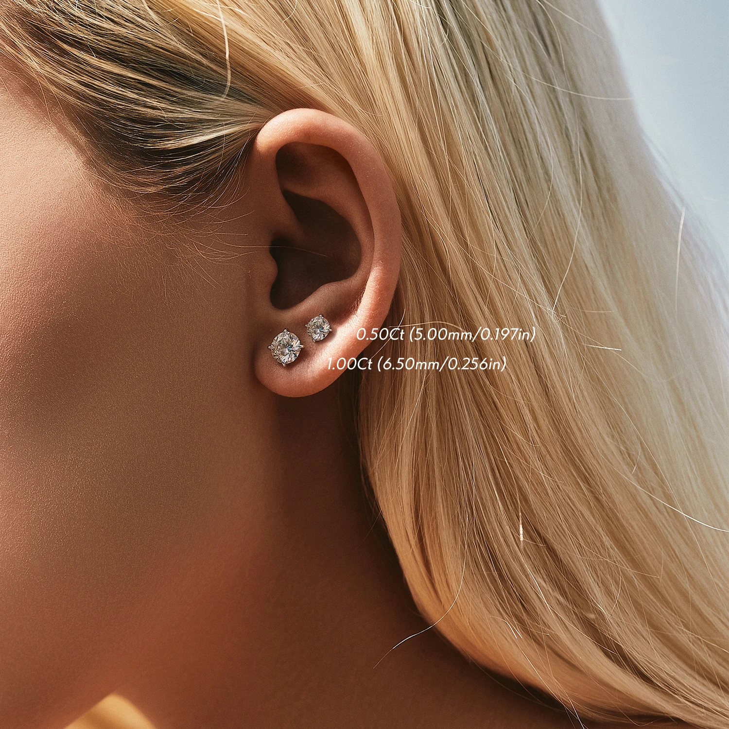 أقراط مرصعة للنساء من modianan-Moissanite ، لون VVS1 D لامع ، فضة إسترليني حقيقية ، مجوهرات راقية للخطوبة والزفاف