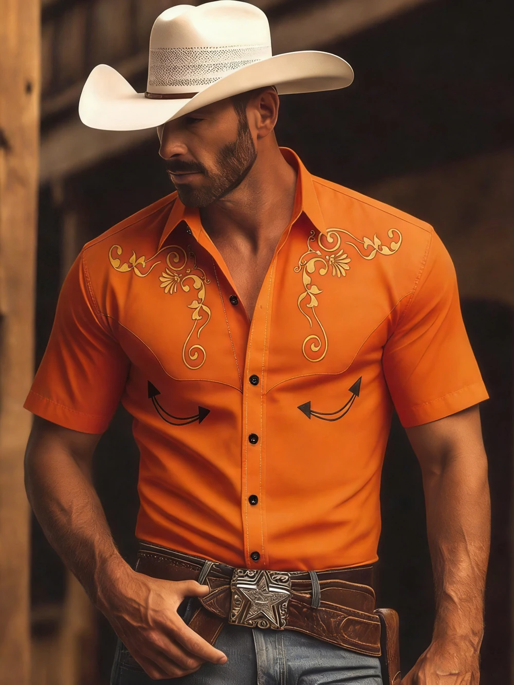 

Men's Summer Simple Short Sleeve Shirt Natural Stripe Pattern High Definition 3D Printed Shirt Hawaiian Vacation Clothing Men's