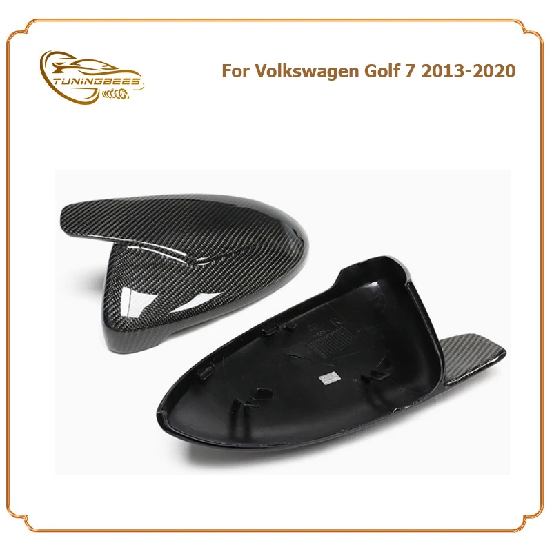 Carbon Fiber Mirror Cover For Volkswagen Golf 7 MK7 Lamando Touran-L Sportsvan 13 14 15 16 17 18 19 20 Rearview Mirror Caps
