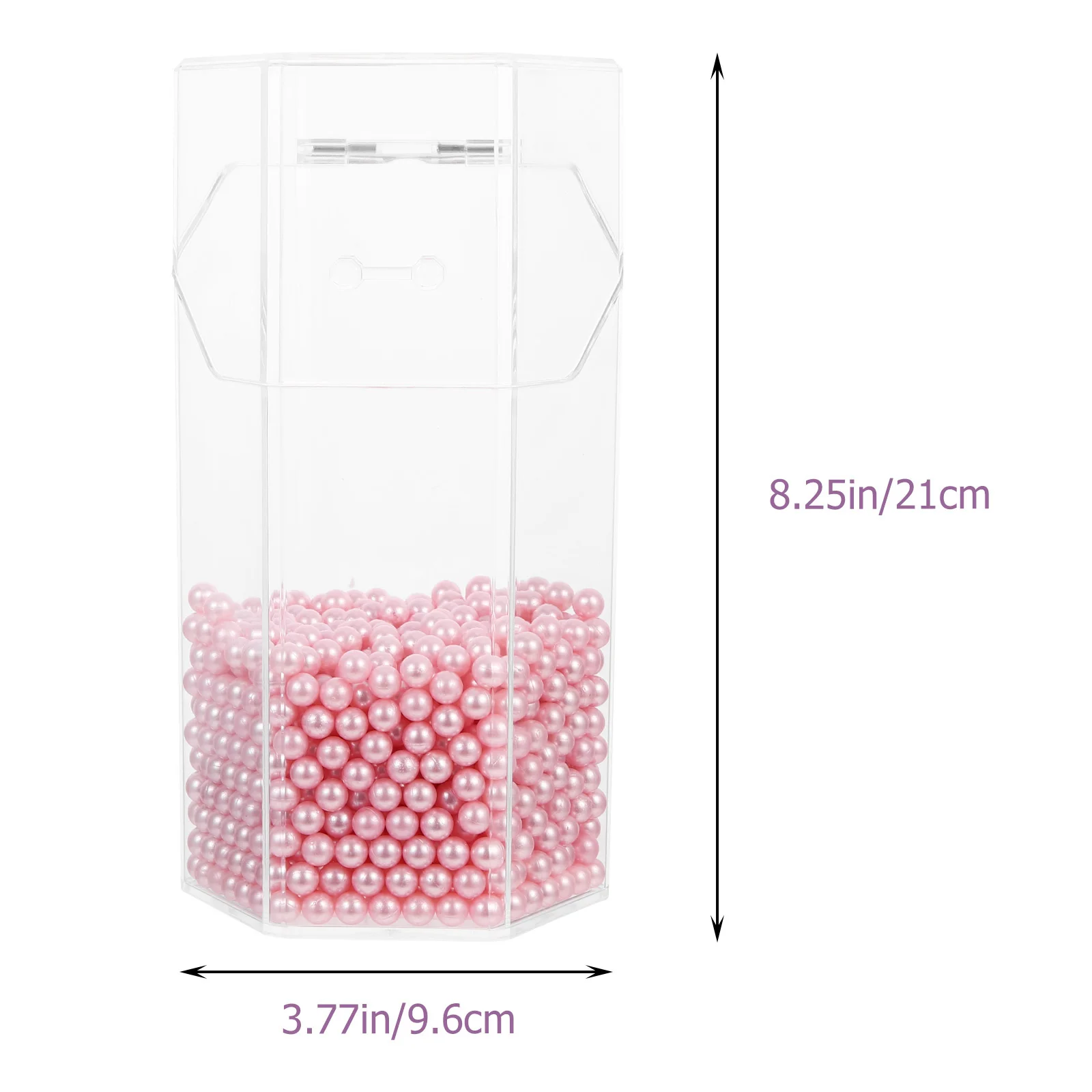 Transparenter Make-up-Pinselhalter, stabiler Organizer mit Deckel für Eyeliner, Bleistifte, Kosmetik, Werkzeuge, Make-up-Pinselhalter