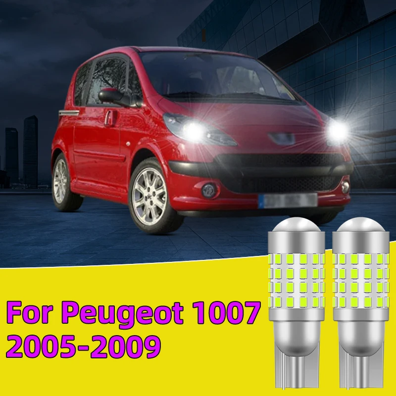 

2PCS For Peugeot 1007 2005-2009 Car T10 Led Traffic Bulb width light side marker position Signal Lamp 12V24V Clearance Lights