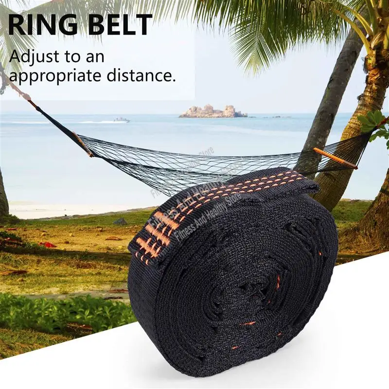 

2 шт. 5-кольцевые ремни для гамака с высокой нагрузкой для дома и улицы-AT35
