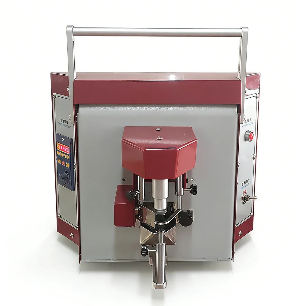 Semi-Automatic Leather Oil Edge Polisher Machine Small Oil Mending And Coloring For Belt Edge Handheld Ink Dyeing 220V