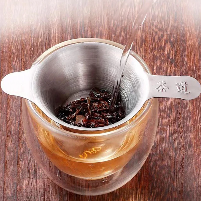New Tea Strainer 304 Stainless Steel, Teapot Teacup Filter, Reusable Tea Infuser, Chinese Teaware Accessories, Kitchen Tools