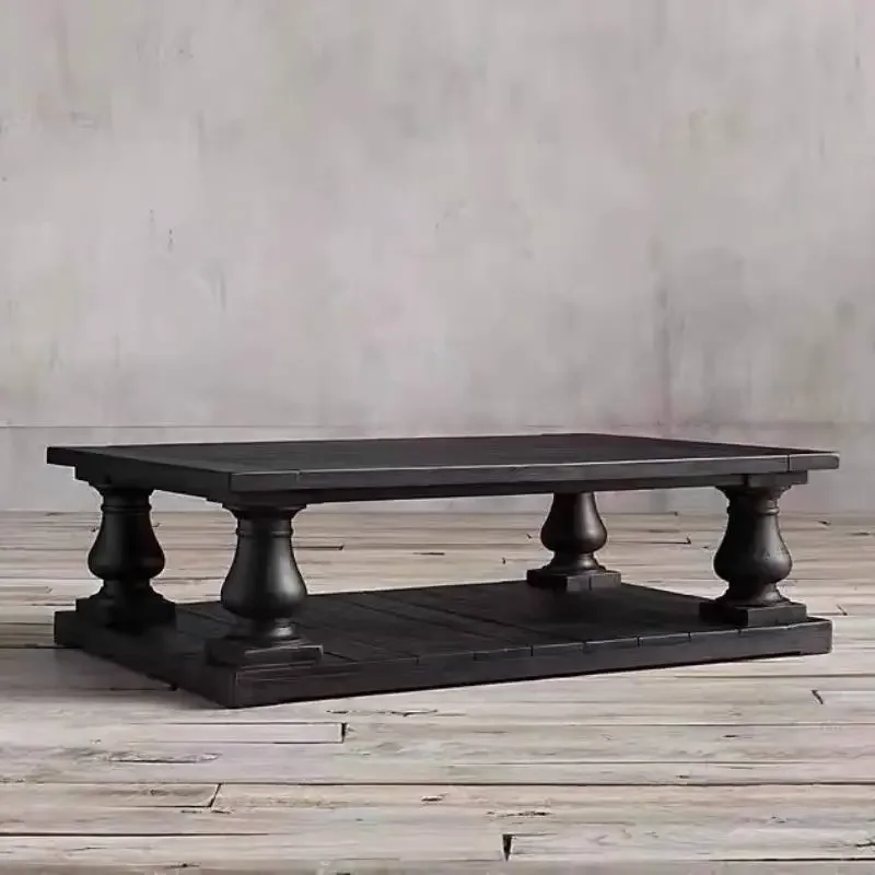 

Modern Nordic Coffee Table Luxury Wood Simple Clear Rectangle Living Room Moving Side Table Writing Couchtisch Home Furniture