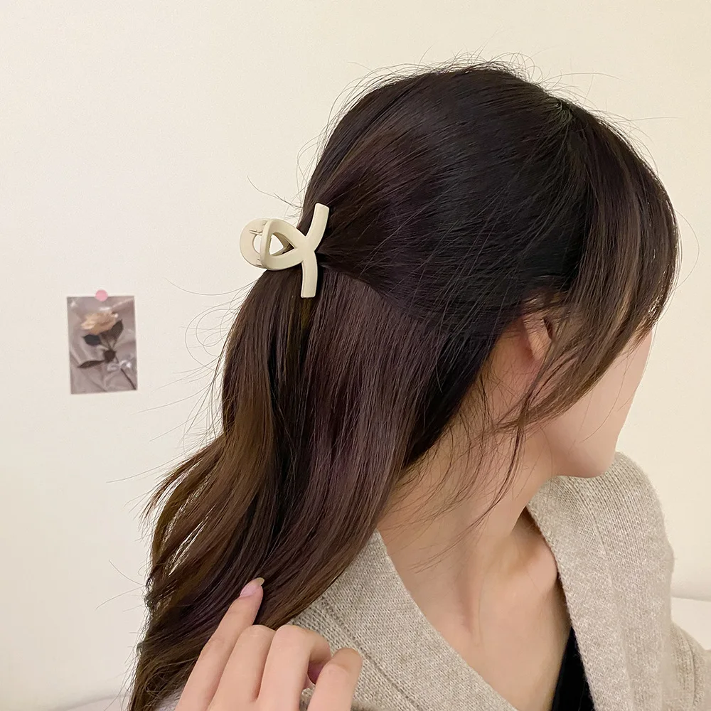 Pinzas en forma de garra para el pelo de estilo caqui Vintage para mujer y niña, diadema con horquillas Retro, accesorios para el cabello, adorno