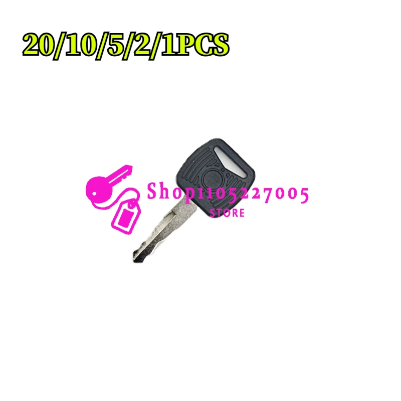 Excavator Accessories for YC35 50 60 85 135 210 230-8 Excavator Cab Start Ignition 20/10/5/2/1PCS Key High Quality Durable