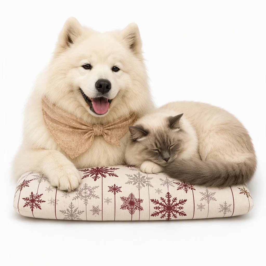 Flagnshow 100% Cotton  Cat Dogs Pet Scarf Pillows