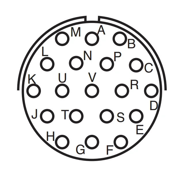 Aplicável ao Conector Circular de Plugue e Soquete AMPhenol Aviation Plug PT06E-14-19S/P (SR)