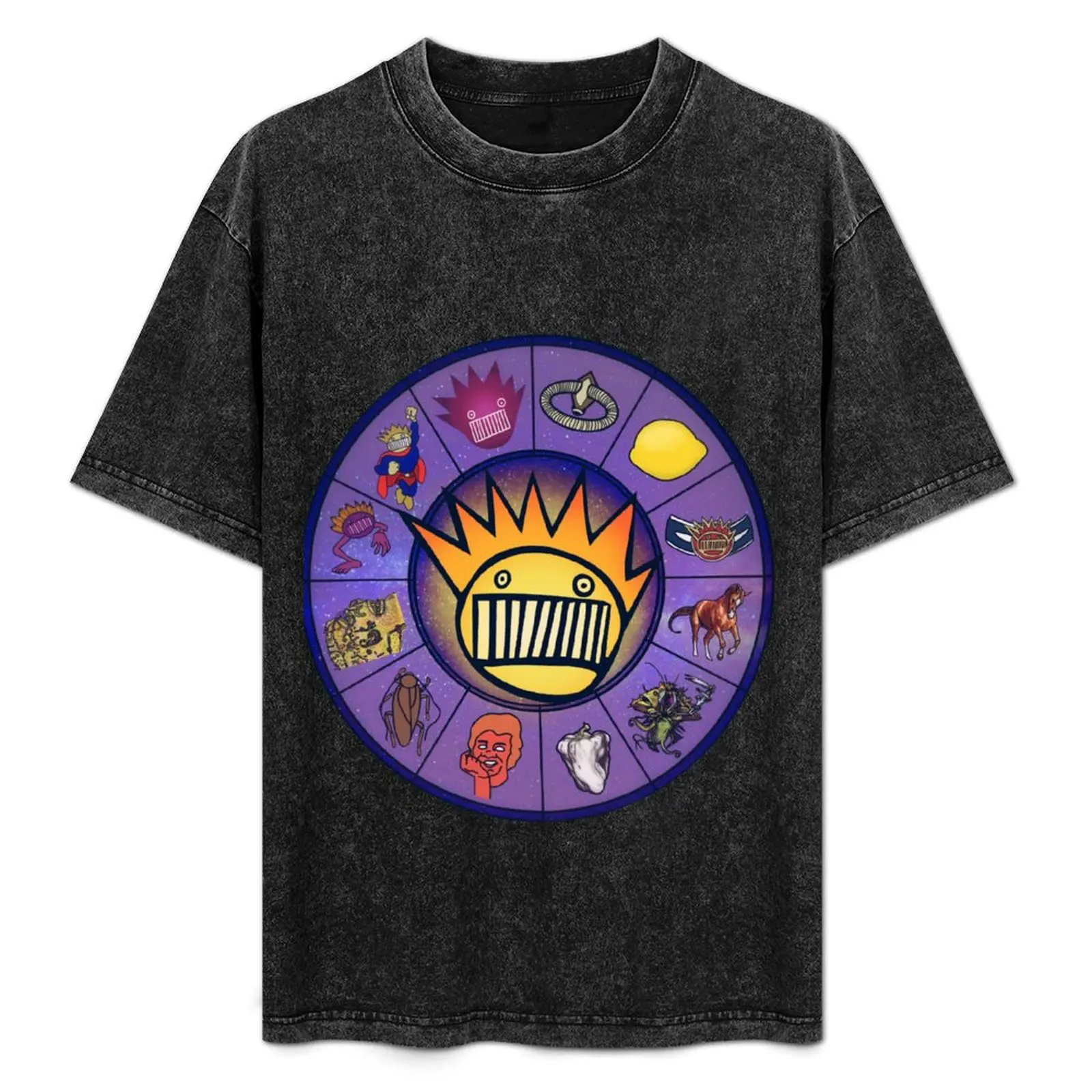 Boognish Rising 2.2 - Ween Horoscope Astrology Birth Chart T-Shirt Short sleeve tee summer tops vintage t shirt men