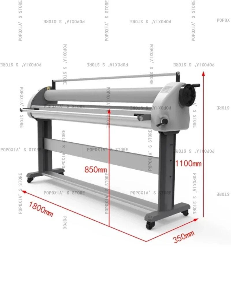 Manual Laminating Machine Pneumatic Electric Pressure-lifting   Pressure Plate  Silicone Rubber Roller