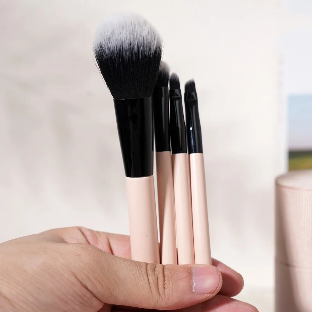 High-end Affordable Luxury Beauty Makeup Brushe Bucket Set Four-piece Makeup Tool Set Eyeshadow Brush Masterpieces Holiday Gifts