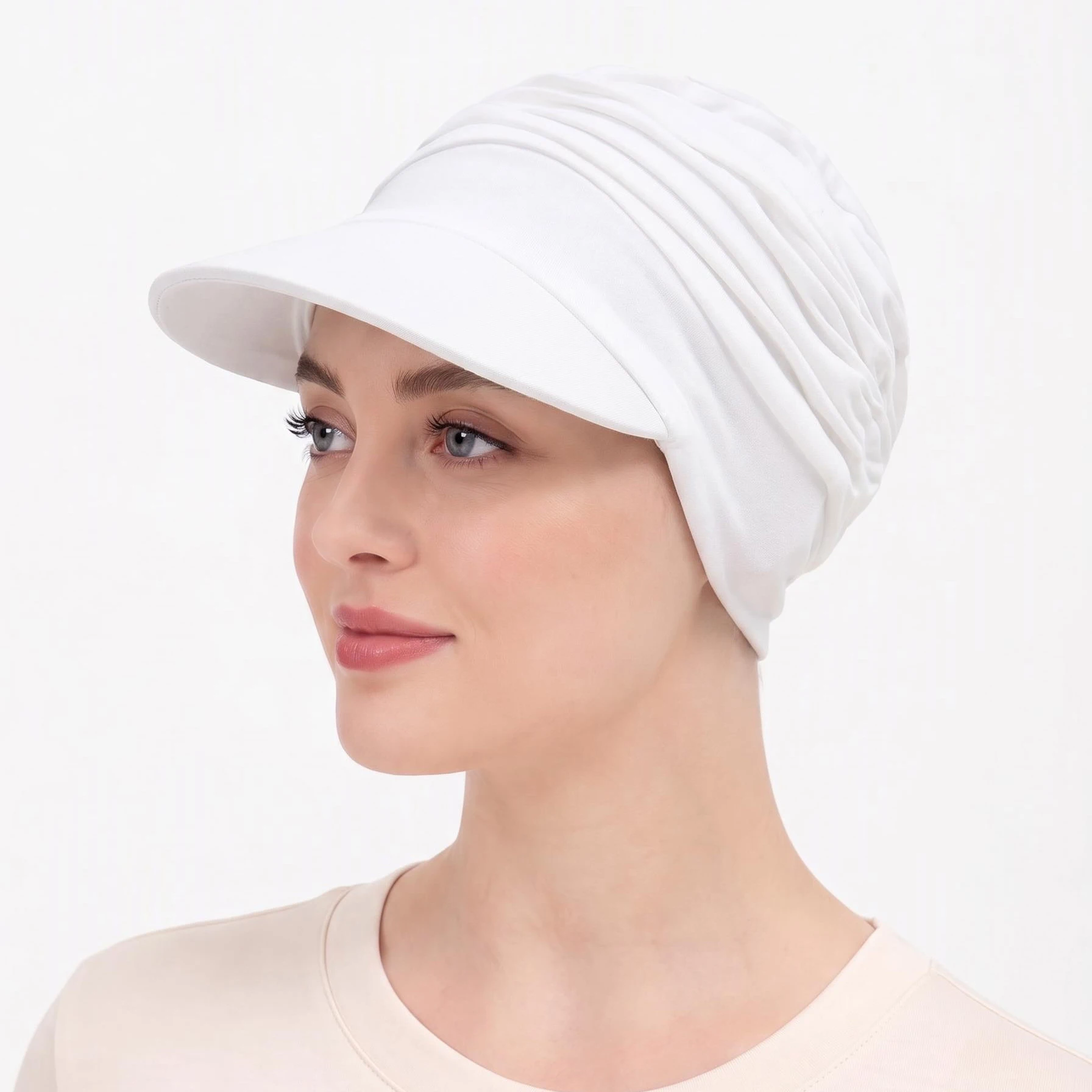 Fashion Hijab Cap For Women Bonnet Muslim Ladies Sun Hat Scarf Wrap Baseball Caps Trendy Bandana Hijab Bonnet Turban