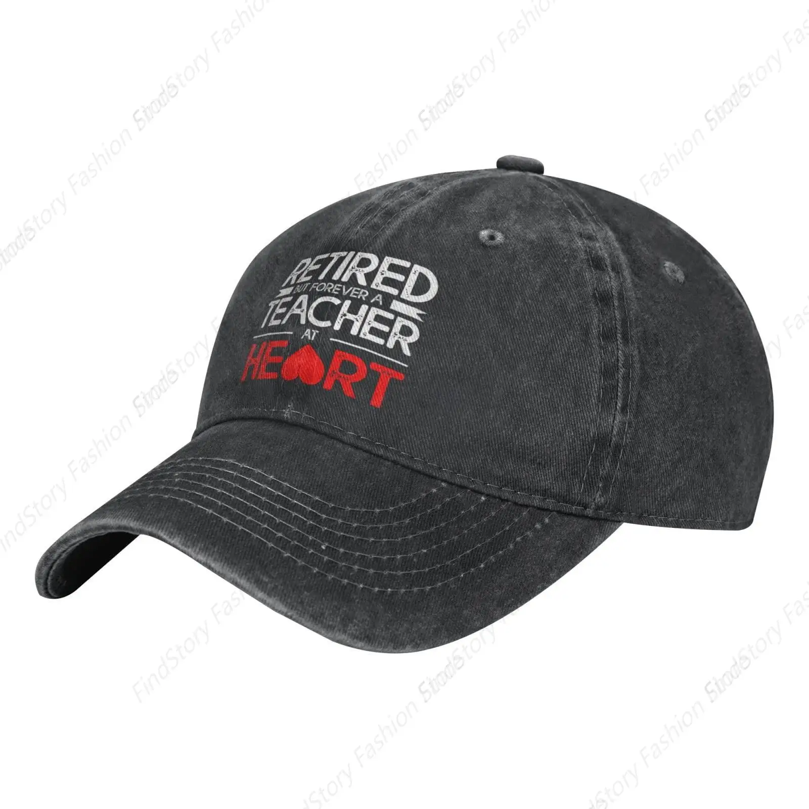 Retired Teacher Baseball Cap Trucker Denim Golf Dad Hat Cotton Adjusstable Fishing Daily Outdoor Sports Travel All Seasons