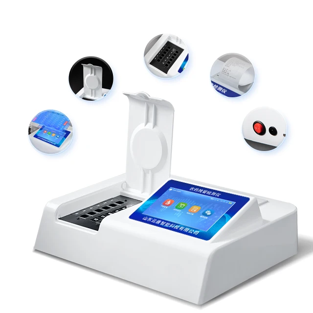6-channel Fruit and Vegetable Food Safety Pesticide Residue Detector Pesticide Residue Meter Tester Agricultural Equipment