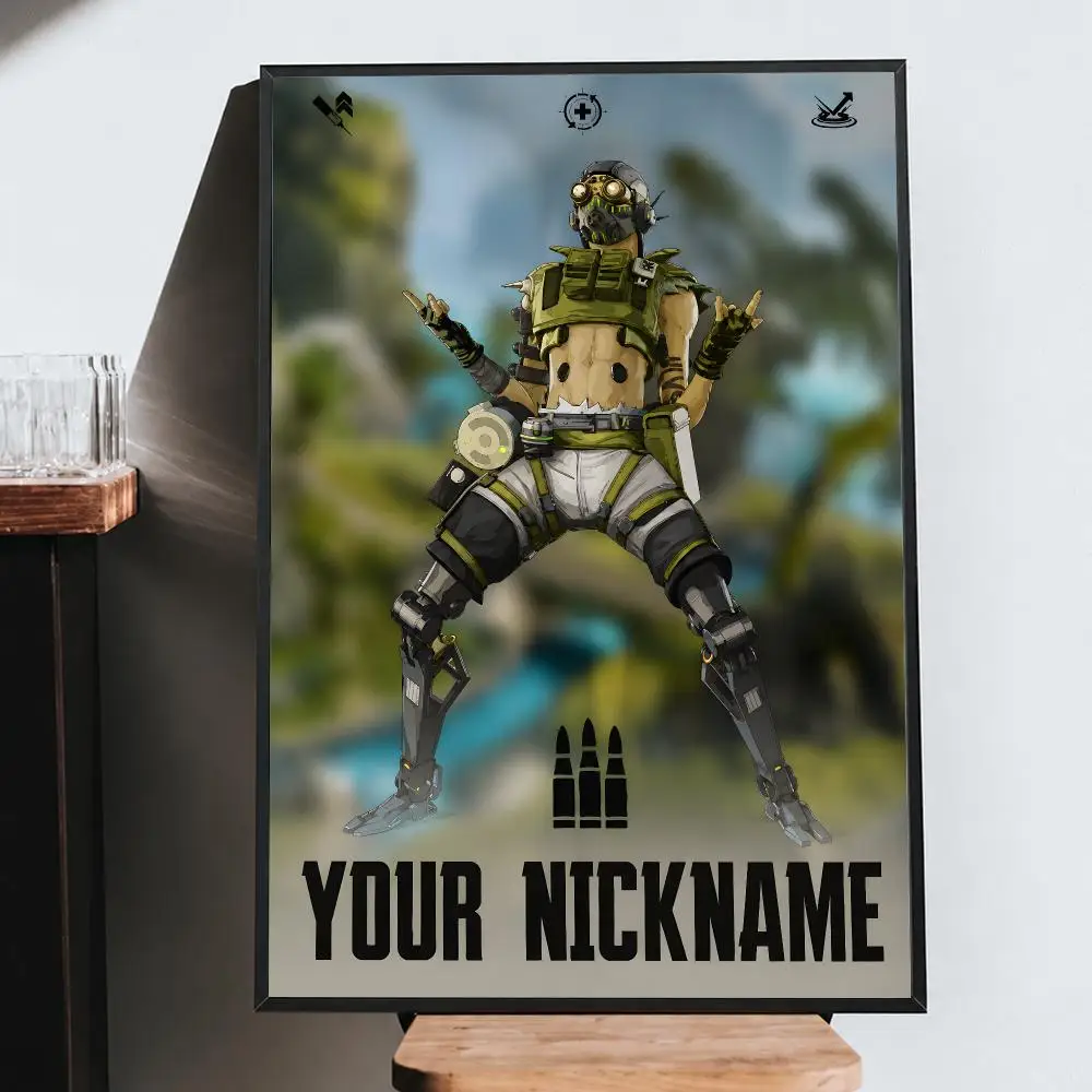Game Shooter A-Apex Legends Poster HD Print Wall Art Bedroom Dorm Office Gaming Room Cafe Gifts