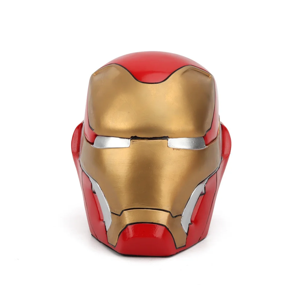 Iron Man Creative Ashtray Marvel Avengers Model With Lid Tabletop Living Room Display Piece Give Your Boyfriend A Gift