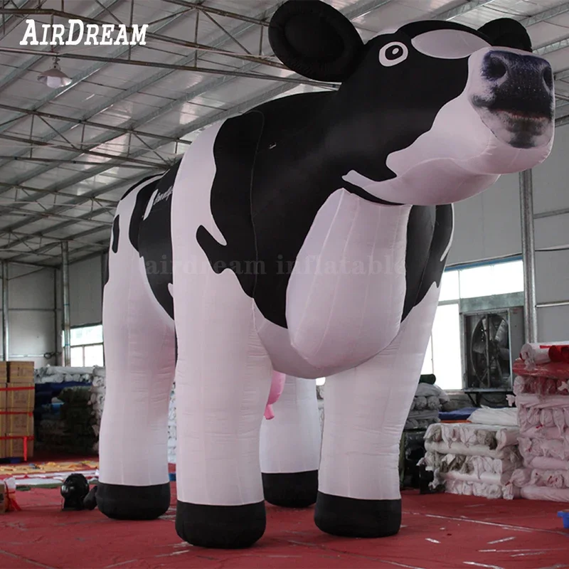 Giant inflatable cow Dutch Custom dairy milk cows inflatable Cattle bull for advertising made in China