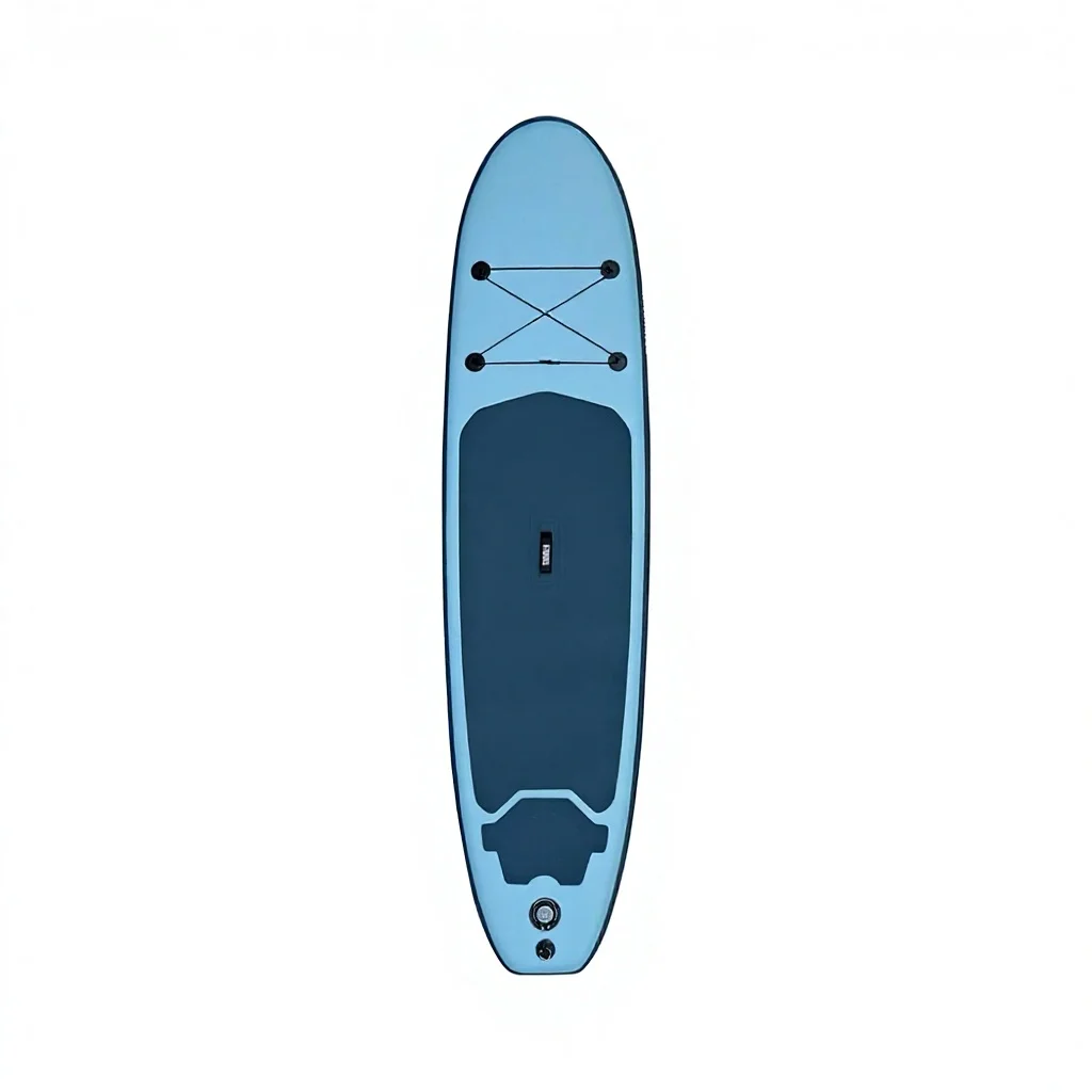 

Customized In-stock Stand-up PVC Brushed Material Water Sports Inflatable Paddleboard for General Use with Custom Packaging