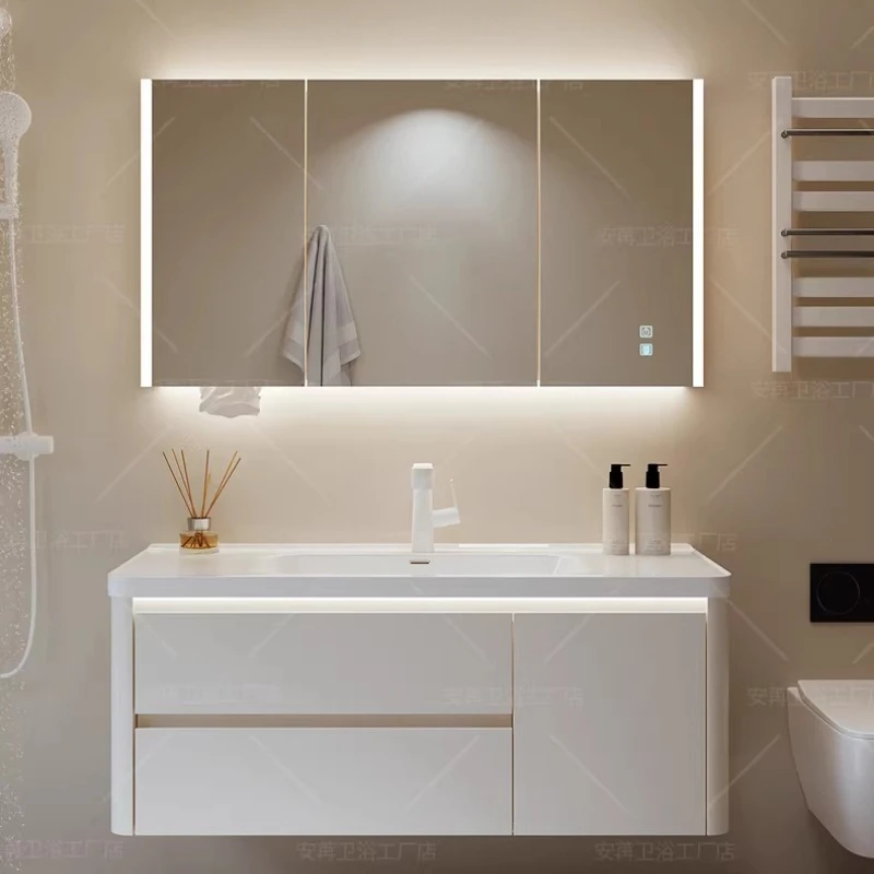 

Шкаф для ванной комнаты Armoire Saint Vanity, компактные шкафы, раковина для хранения с шкафом, прикроватная тумбочка для ванной комнаты с раковиной, открытая ванна