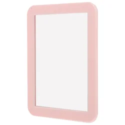 Magnetic Mirror Bedroom Plastic Makeup Rectangular Multi-purpose That Can Attached to The Iron Cabinet (pink) Magnets Locker