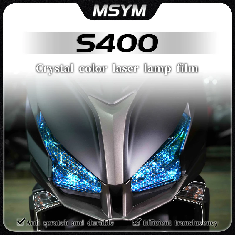 

For KYMCO XCTING S400 xcting s400 Headlight film honeycomb laser protective film transparent protective sticker accessories