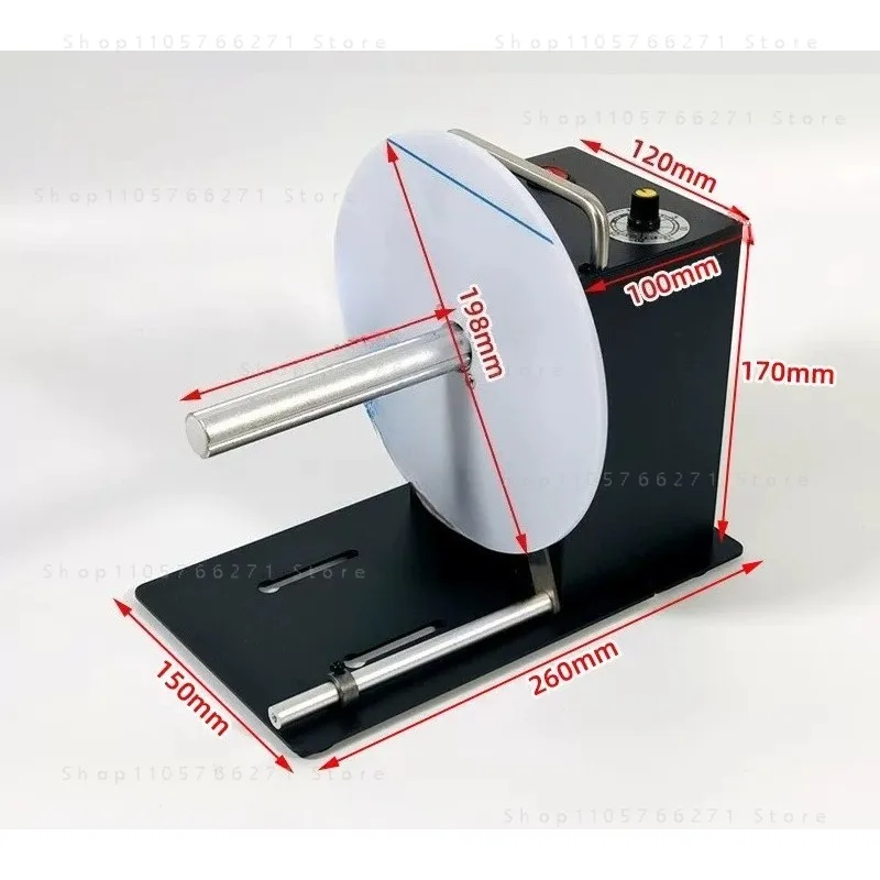 Two-way label rewinder self-adhesive tag washing mark recycling machine paper reel