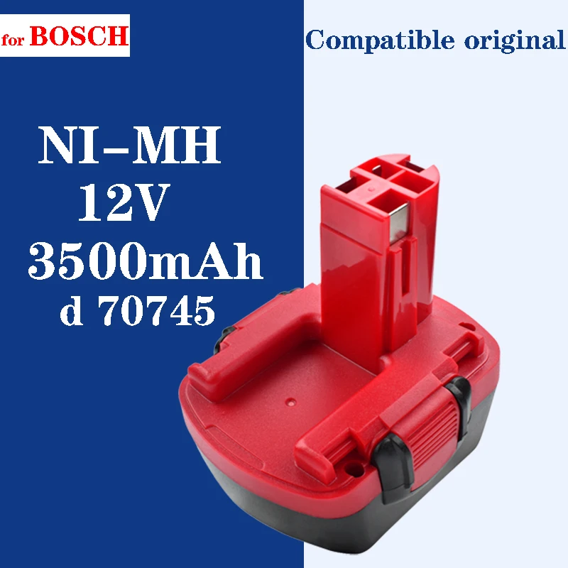 NI-MH 12V 3500mah for bosch 12v battery for bosch d 70745 for bosch screwdriver gsr 12 2 batteries