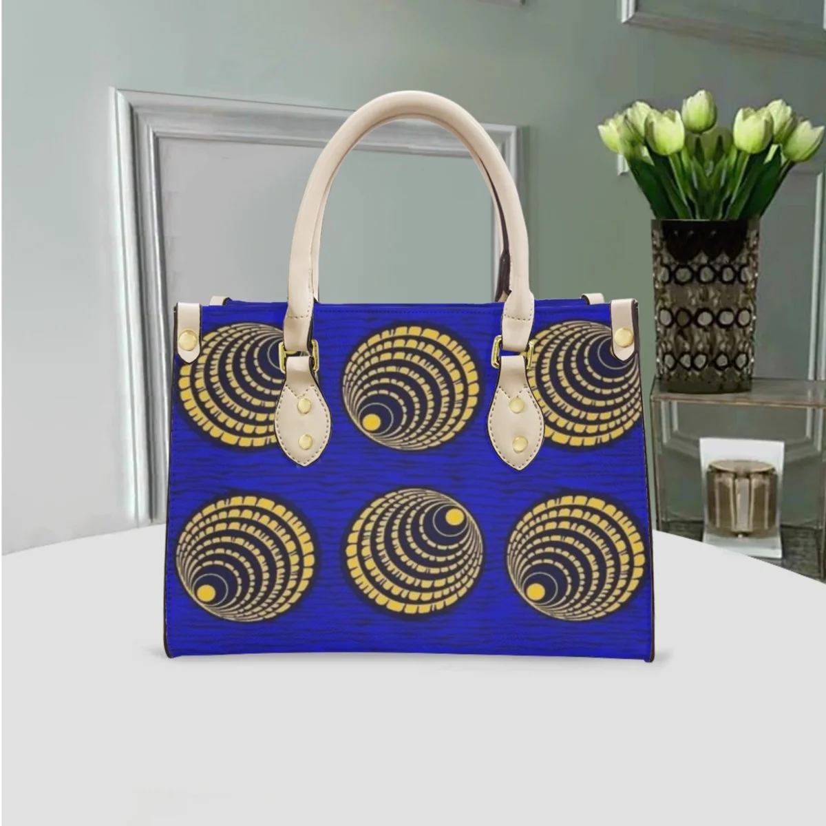 FORUDESIGNS Evening Bags African Wax Printing Dignity Ladies Hand Bag Designer Handbags Women\'s Travel Tote Bags Vintage
