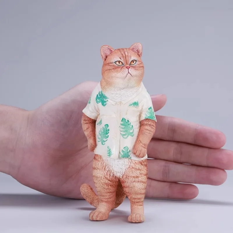 Vorverkauf: Simuliertes Harz-Tropenkatzen-Ständer-Kätzchenmodell im Maßstab 1:6 mit Obststand für 12-Zoll-Actionfiguren-Requisiten-Zubehör