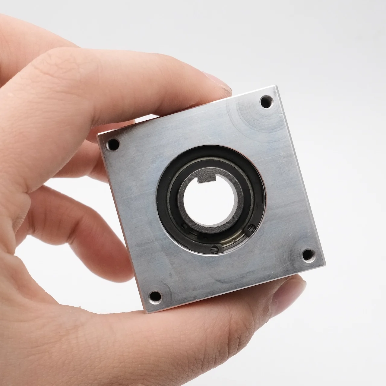 42mm Keyway Bevel Gearbox 8/10/12mm Angle Corner Turning Device Aluminum Alloy Transmission for Robot Transport
