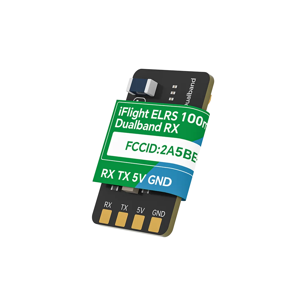 

IFlight ELRS Dualband Single Antenna Receiver - 100mW / 500mW 2.4G & 900MHZ