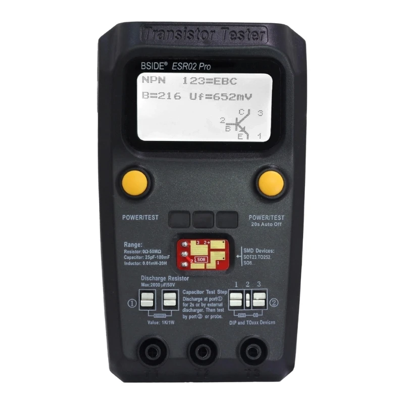 

Y1AD Multifunction Meter For Electrolytic Capacitors Transistors And Inductors