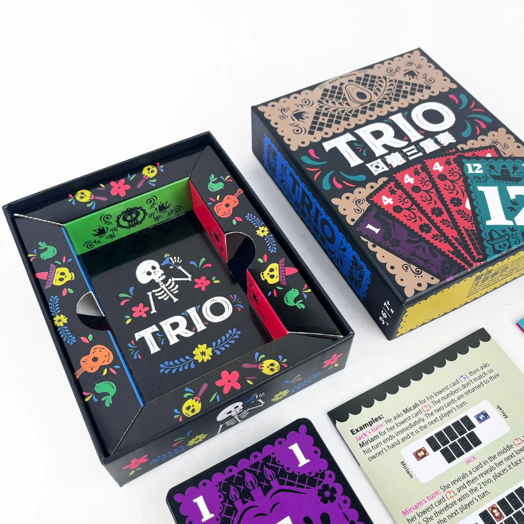 TRIO Strategy Board Game - Fun Family Fun Game with Colorful Cards, Family Game Nights, Perfect for Party Game