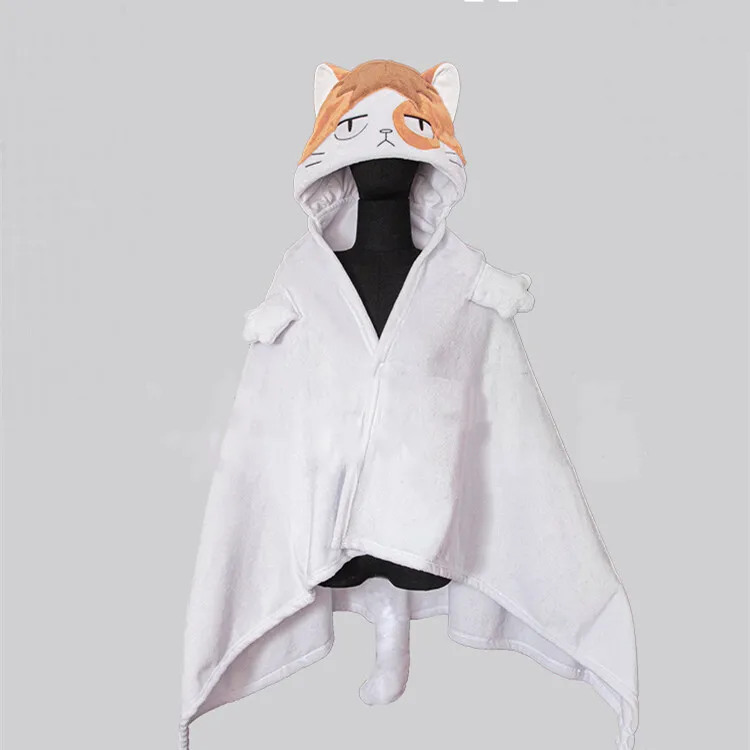 Halloween Cosplay Gift Haikyuu!! Anime Winter Warm Blanket Tobio Kageyama Shoyo Hinata Cloak Cape Hooded Blanket Shawl Blanket