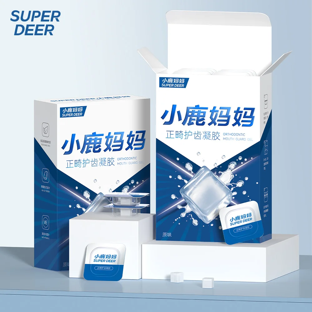 SUPER DEER Orthodontic Mouth Guard Gel 30/60/90Pcs Individual Pack Portable Teeth Protection Gel for Braces