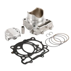 Artudatech STD 77mm Cylinder Jug Piston Gasket Kit for Kawasaki KX 250 F KX250F 2004 2005 2006 2007 2008